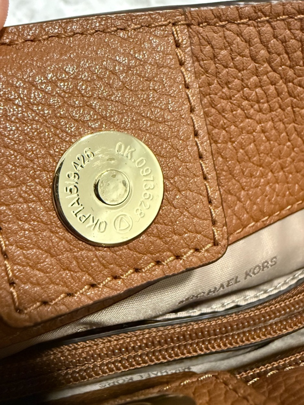 Michael Kors Jet Set Chain Medium Shoulder Tote Acorn Purse - Picture 9 of 14